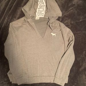 3/$20 *** Gray VS Pink hoodie